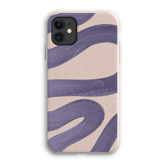 Painted Wave in Lilac Eco Phone Case