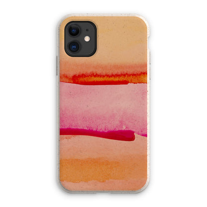 Sunset Watercolour Layers Eco Phone Case