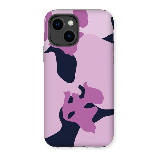 Lilac Orchids Dark Tough Phone Case