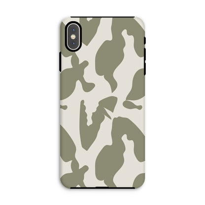 Organic Silhouettes in Sage Tough Phone Case