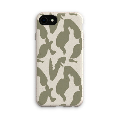 Organic Silhouettes in Sage Eco Phone Case