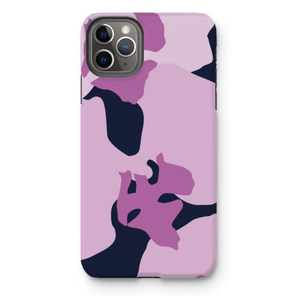 Lilac Orchids Dark Tough Phone Case