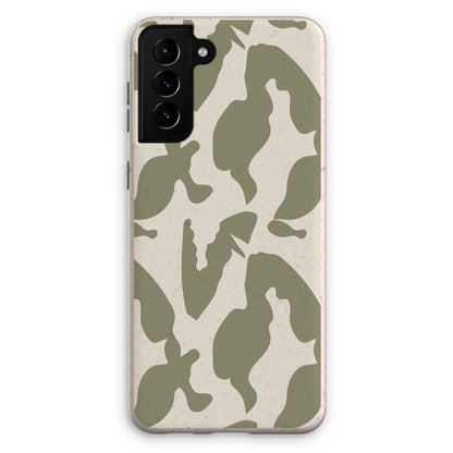 Organic Silhouettes in Sage Eco Phone Case