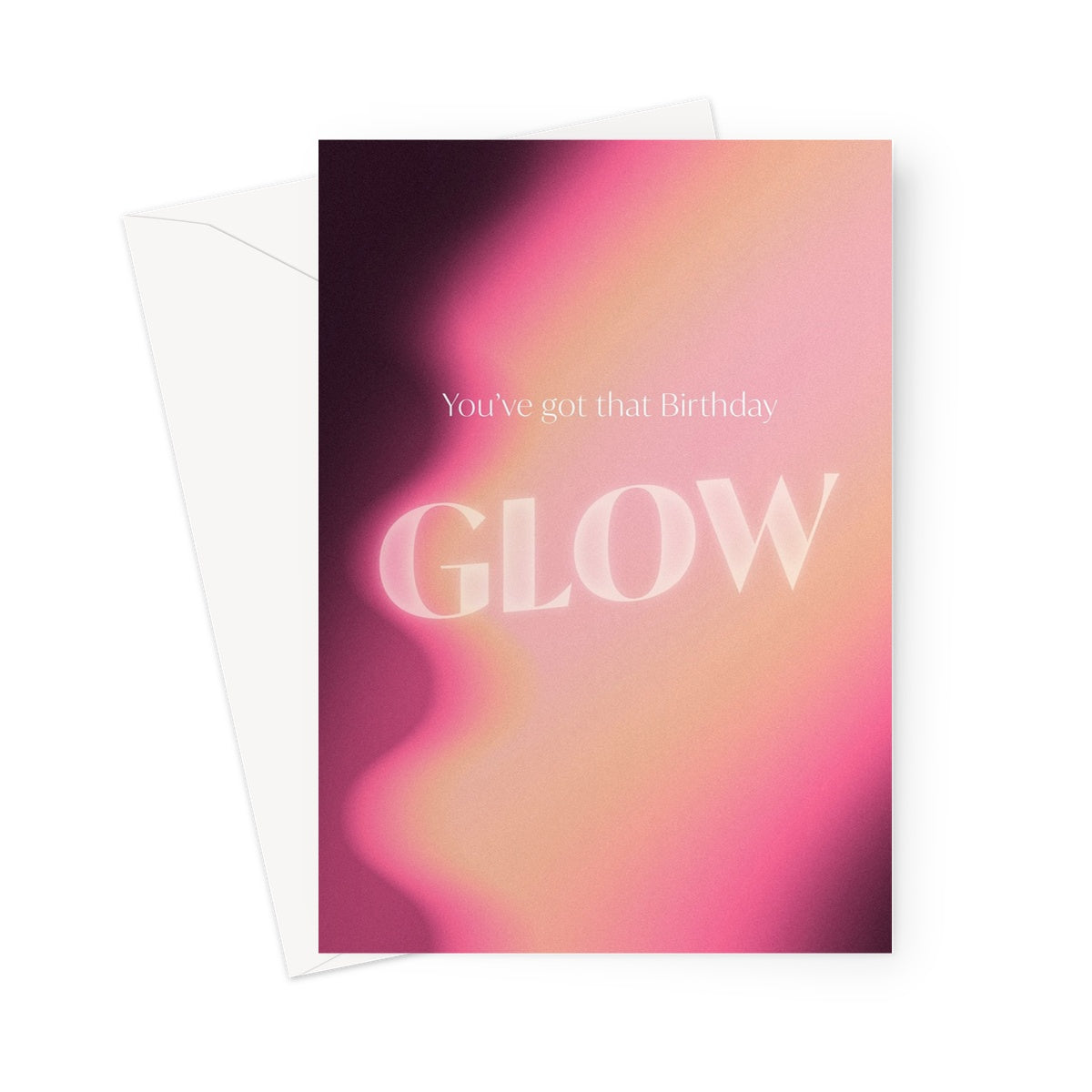 Glowing Greeting Card