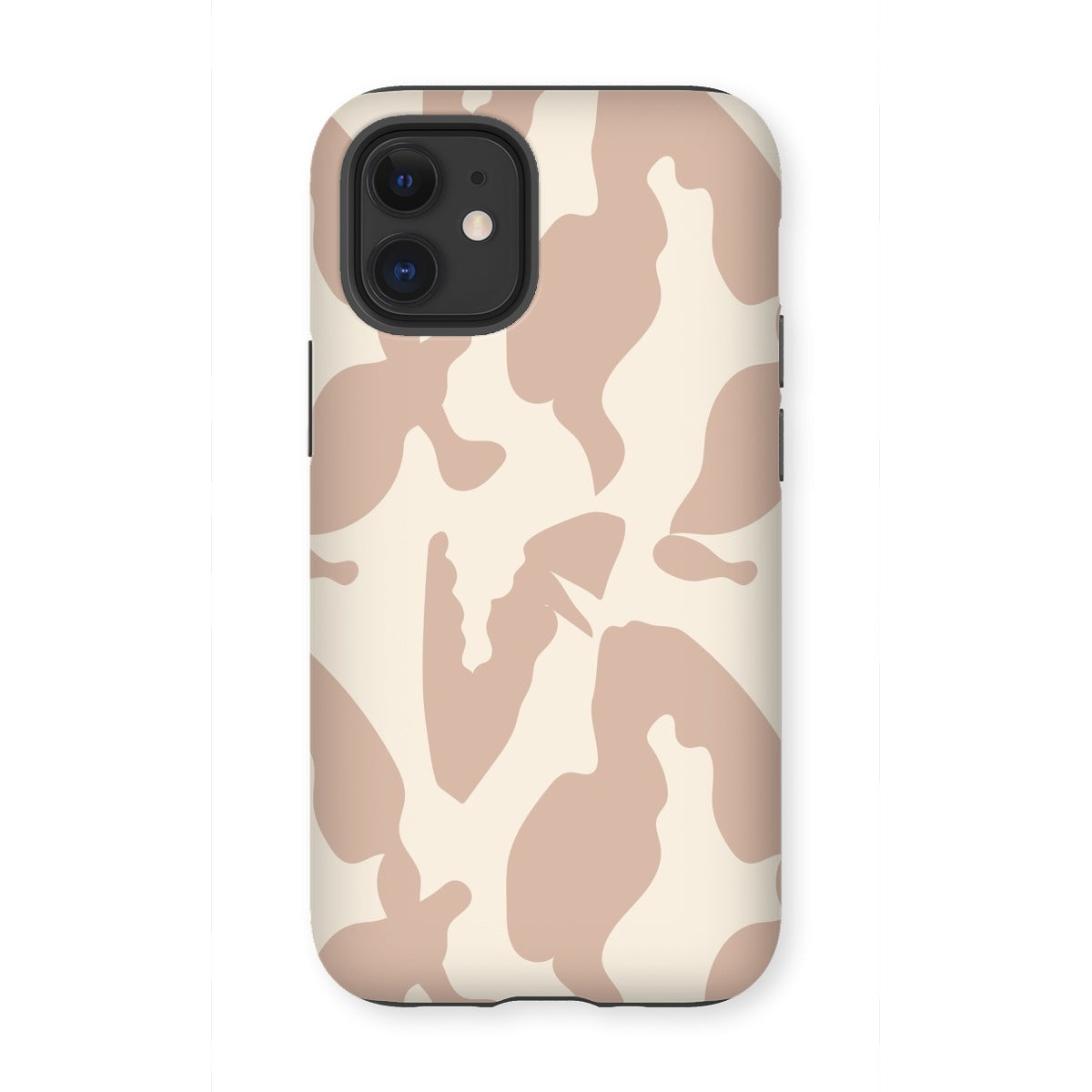 Organic Silhouettes in Rose Tough Phone Case