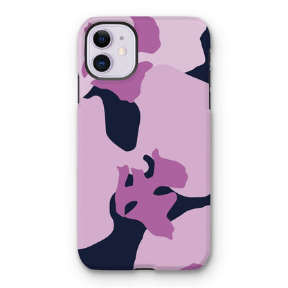 Lilac Orchids Dark Tough Phone Case