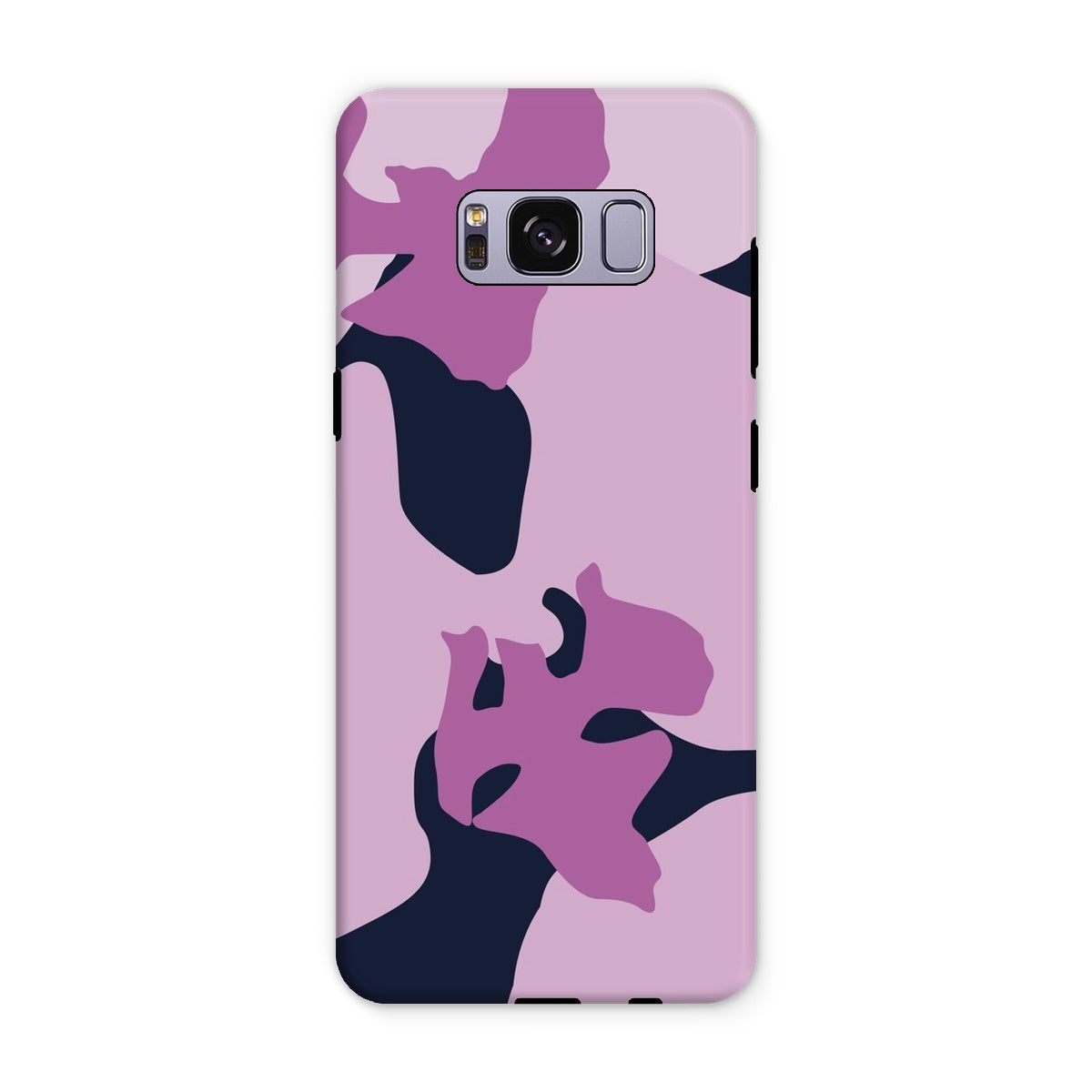 Lilac Orchids Dark Tough Phone Case