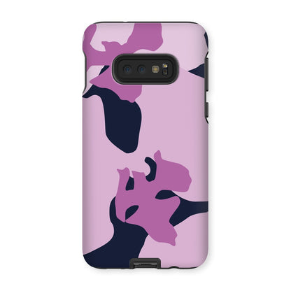 Lilac Orchids Dark Tough Phone Case