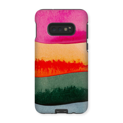 Rainbow Watercolour Layers Tough Phone Case