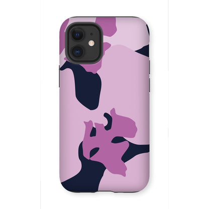 Lilac Orchids Dark Tough Phone Case