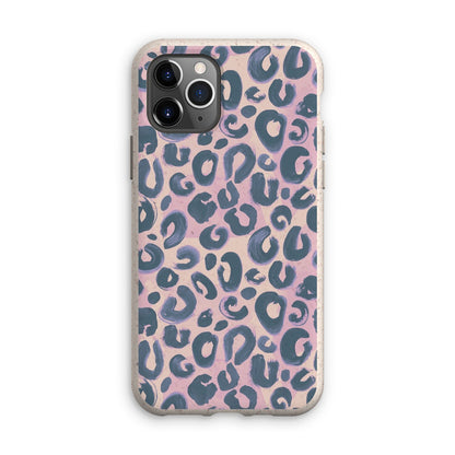 Painted Leopard in Pastel Eco Phone Case