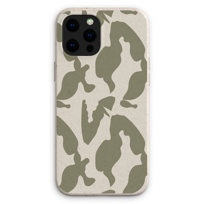 Organic Silhouettes in Sage Eco Phone Case