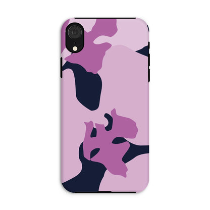 Lilac Orchids Dark Tough Phone Case