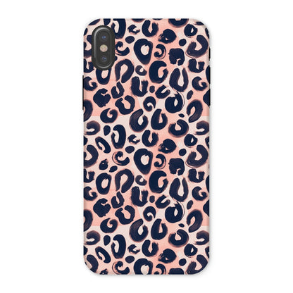 Painted Leopard in Natural Tough Phone Case