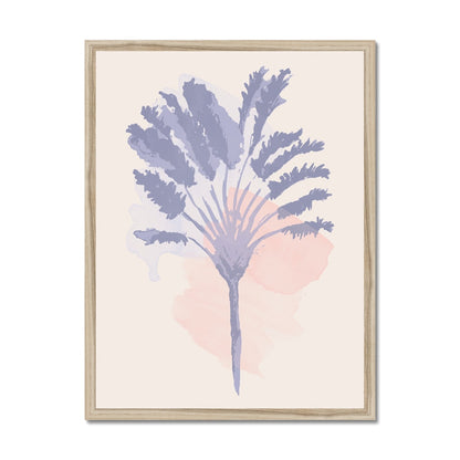 Watercolour Palm Framed Print