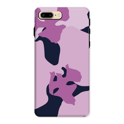 Lilac Orchids Dark Tough Phone Case