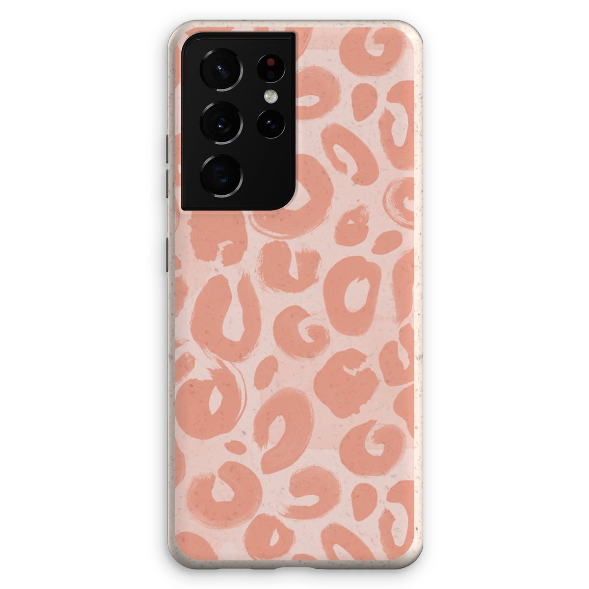 Painted Leopard in Peach Eco Phone Case