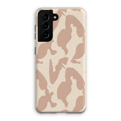 Organic Silhouettes in Rose Eco Phone Case