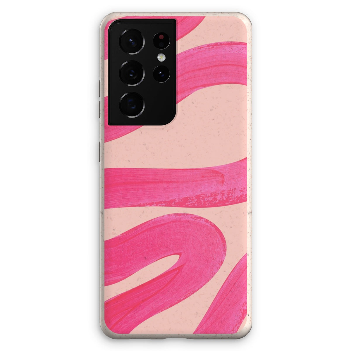 Painted Wave in Fuchsia Pink Eco Phone Case