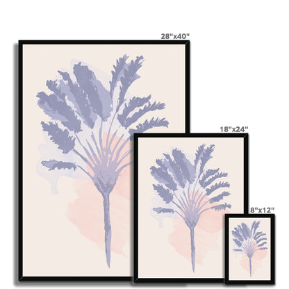 Watercolour Palm Framed Print