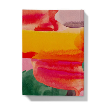 Rainbow Watercolour Layers Hardback Journal