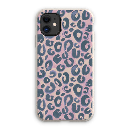 Painted Leopard in Pastel Eco Phone Case