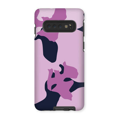 Lilac Orchids Dark Tough Phone Case