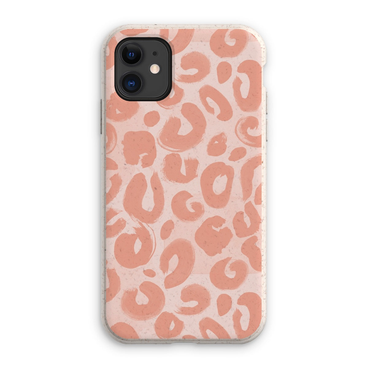 Painted Leopard in Peach Eco Phone Case