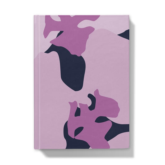 Lilac Orchids Dark Hardback Journal