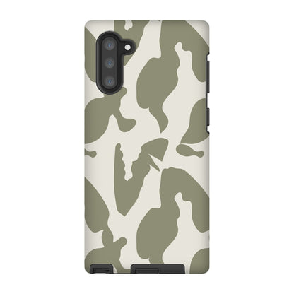 Organic Silhouettes in Sage Tough Phone Case