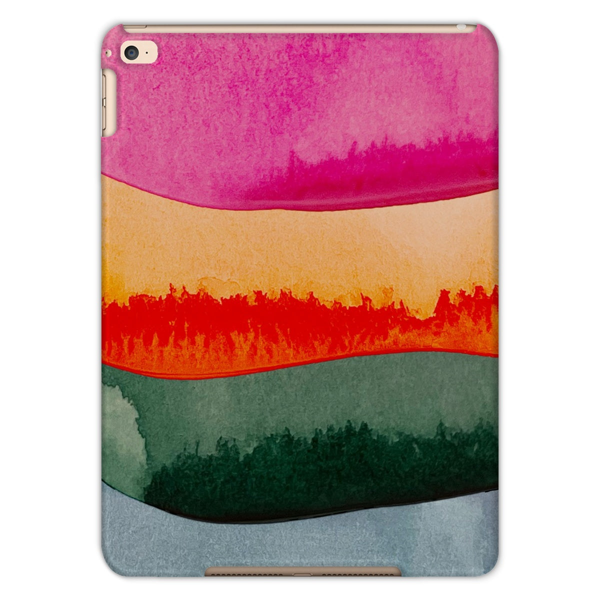 Rainbow Watercolour Layers Tablet Cases