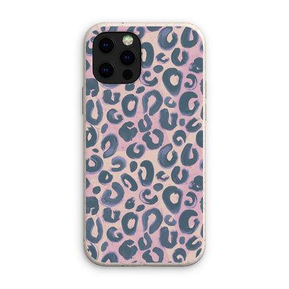 Painted Leopard in Pastel Eco Phone Case