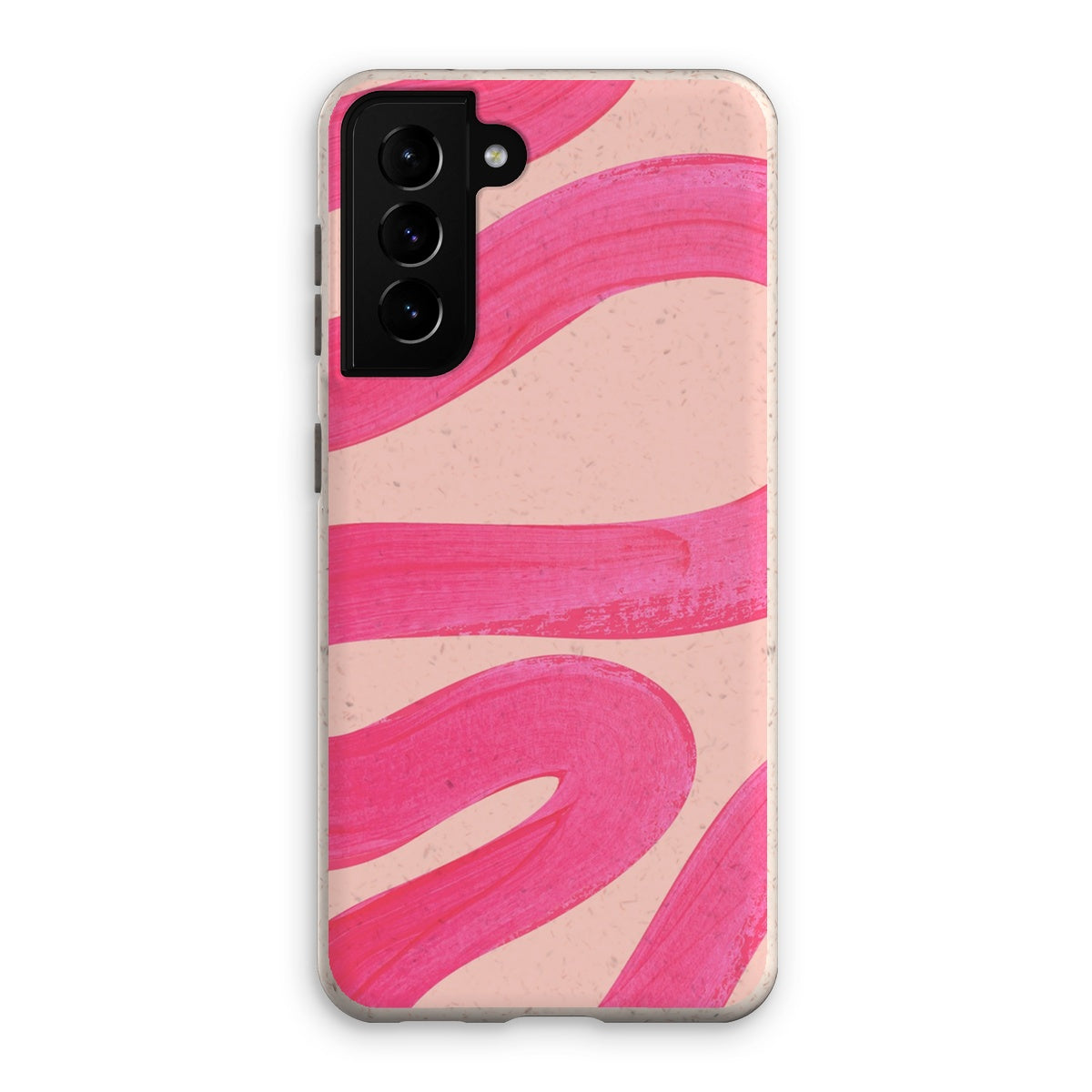 Painted Wave in Fuchsia Pink Eco Phone Case