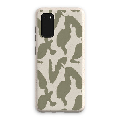 Organic Silhouettes in Sage Eco Phone Case