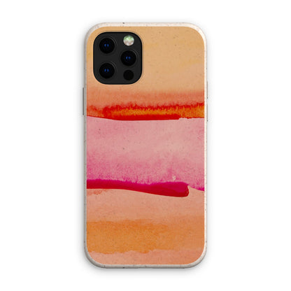 Sunset Watercolour Layers Eco Phone Case