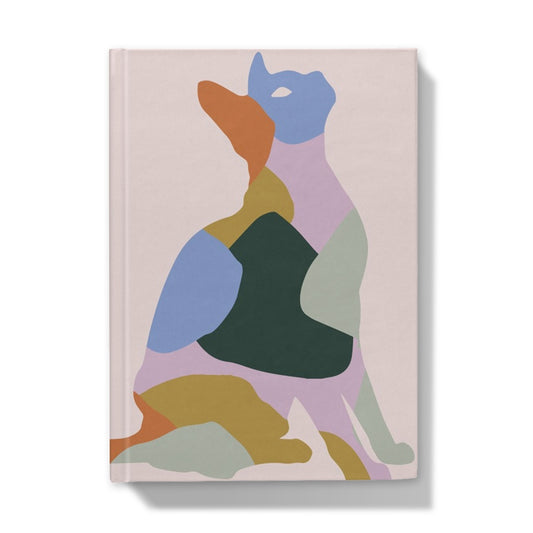 Pastel Calico Cat Hardback Journal