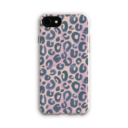 Painted Leopard in Pastel Eco Phone Case