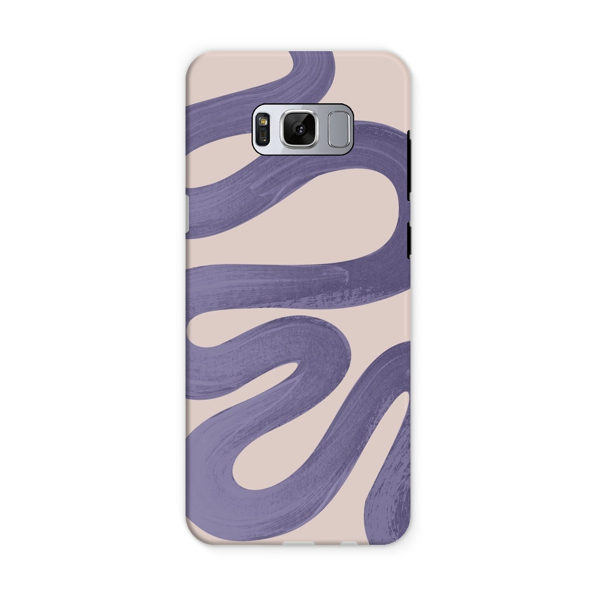 Painted Wave in Lilac Tough Phone Case