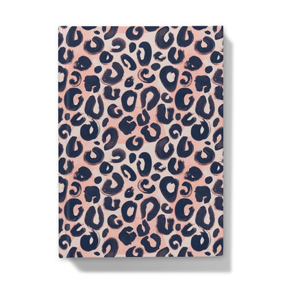 Painted Leopard in Natural Hardback Journal