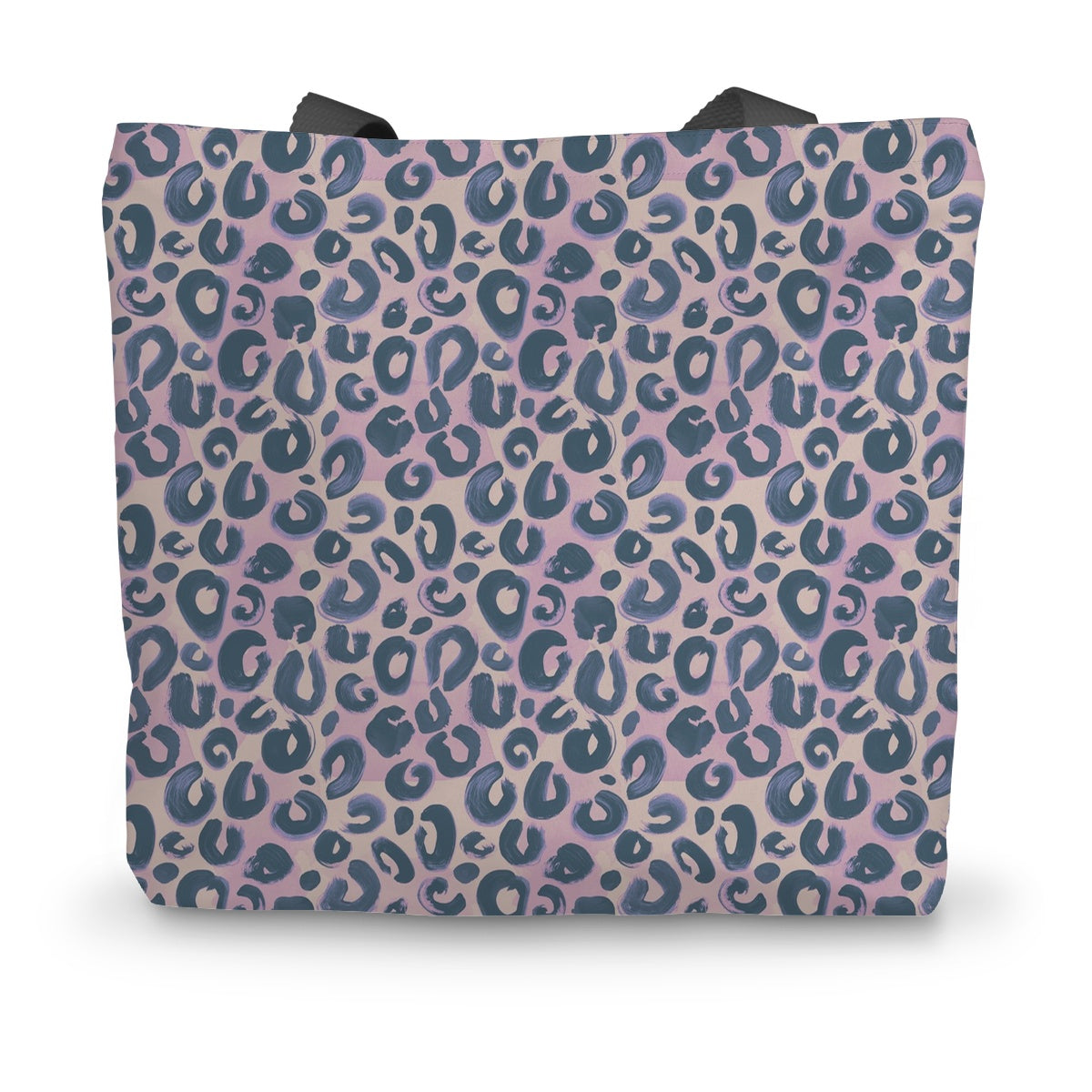 Painted Leopard in Pastel Canvas Tote Bag