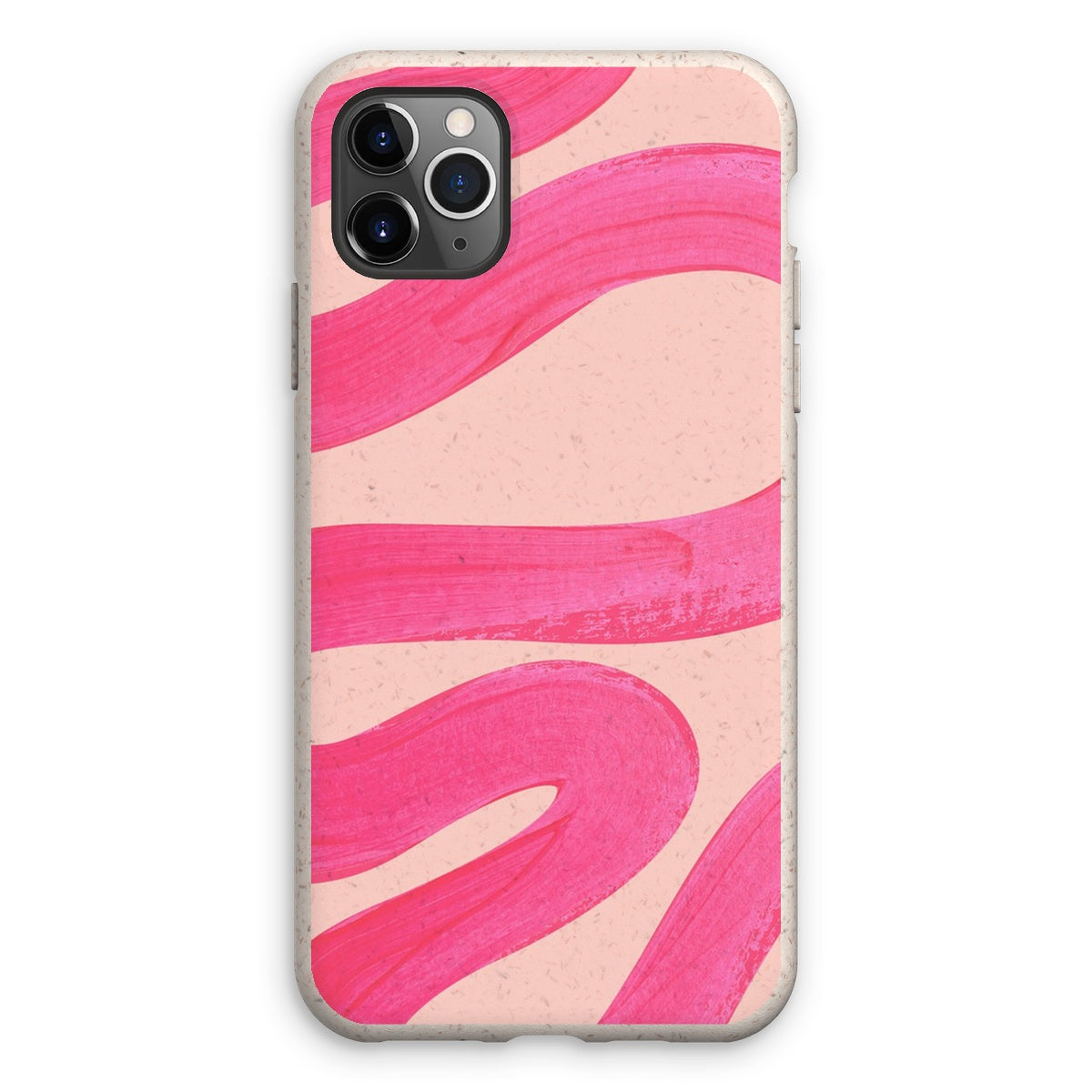 Painted Wave in Fuchsia Pink Eco Phone Case