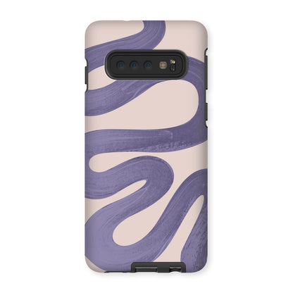 Painted Wave in Lilac Tough Phone Case