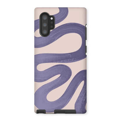 Painted Wave in Lilac Tough Phone Case