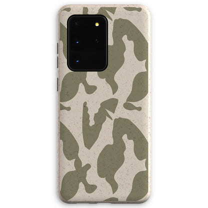 Organic Silhouettes in Sage Eco Phone Case