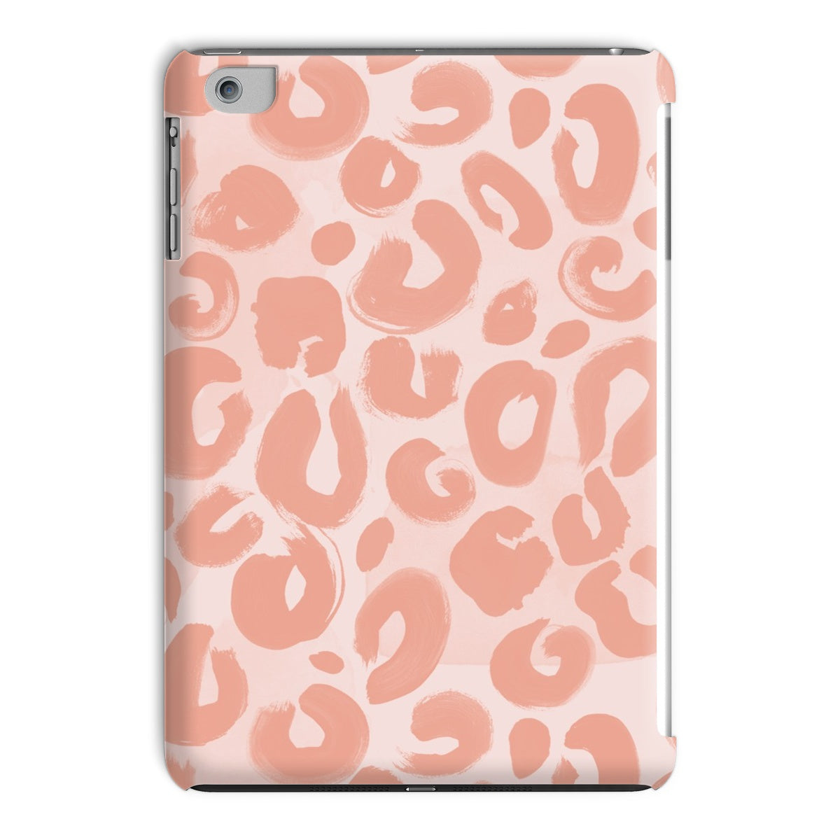 Painted Leopard in Peach Tablet Cases