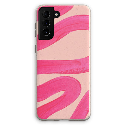 Painted Wave in Fuchsia Pink Eco Phone Case