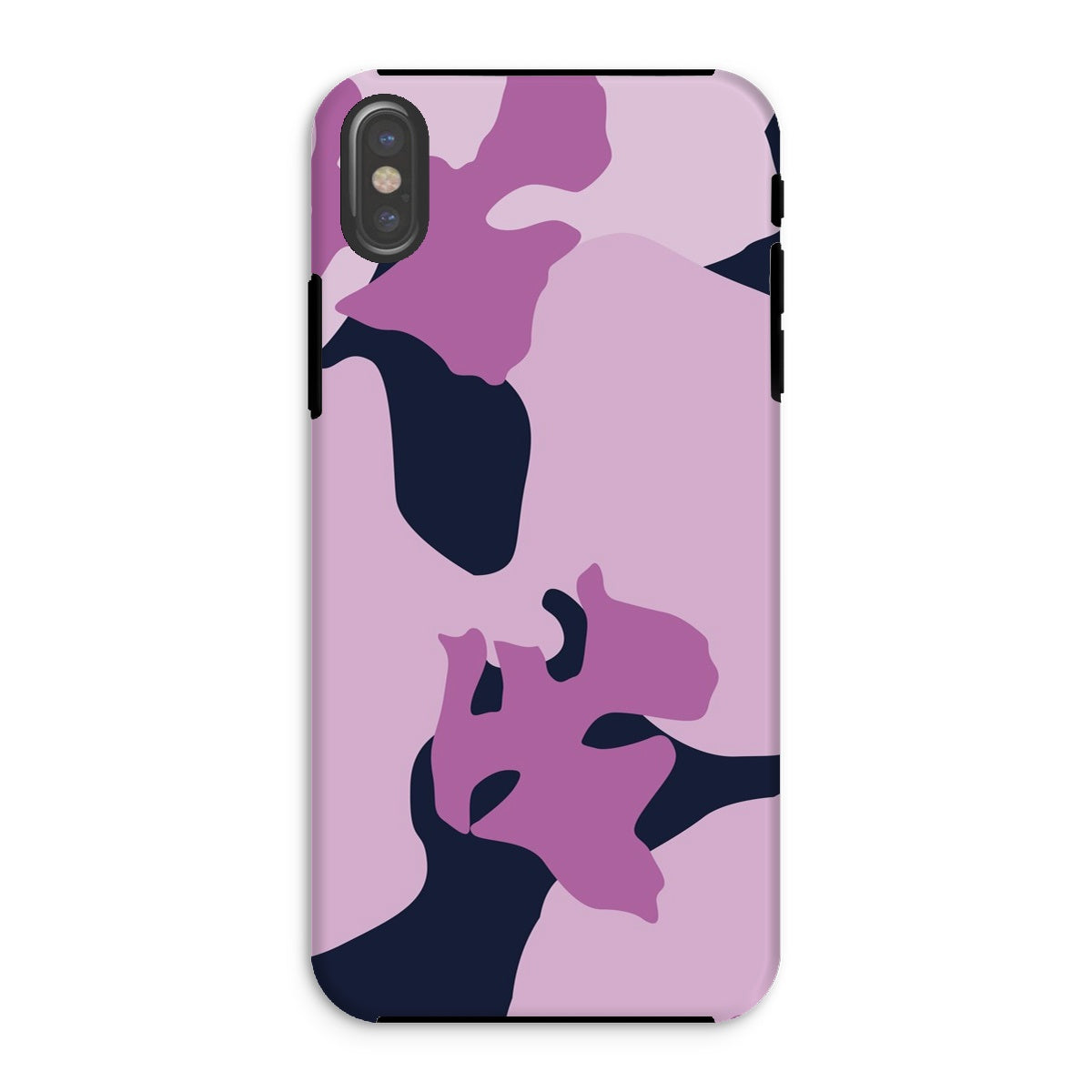 Lilac Orchids Dark Tough Phone Case