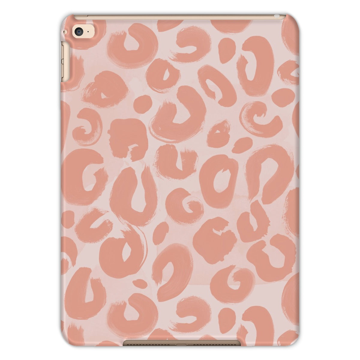 Painted Leopard in Peach Tablet Cases