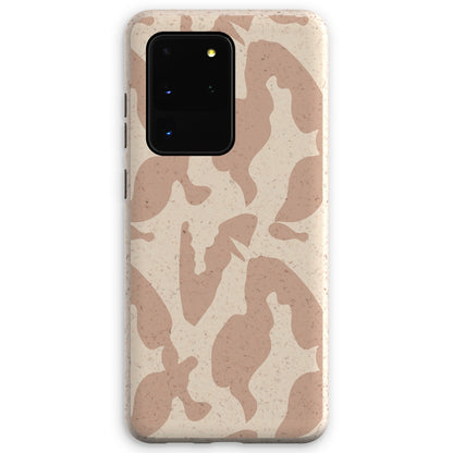 Organic Silhouettes in Rose Eco Phone Case