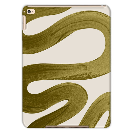 Painted Wave in Khaki Green Tablet Cases